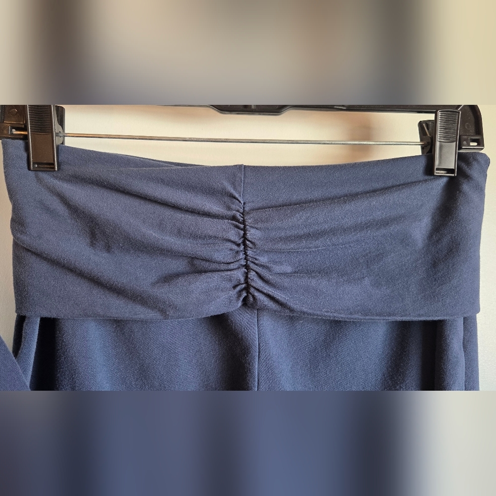 Yogi Navy Blue Embellished Hoodie and Short Set Sz S/M - Picture 9 of 14
